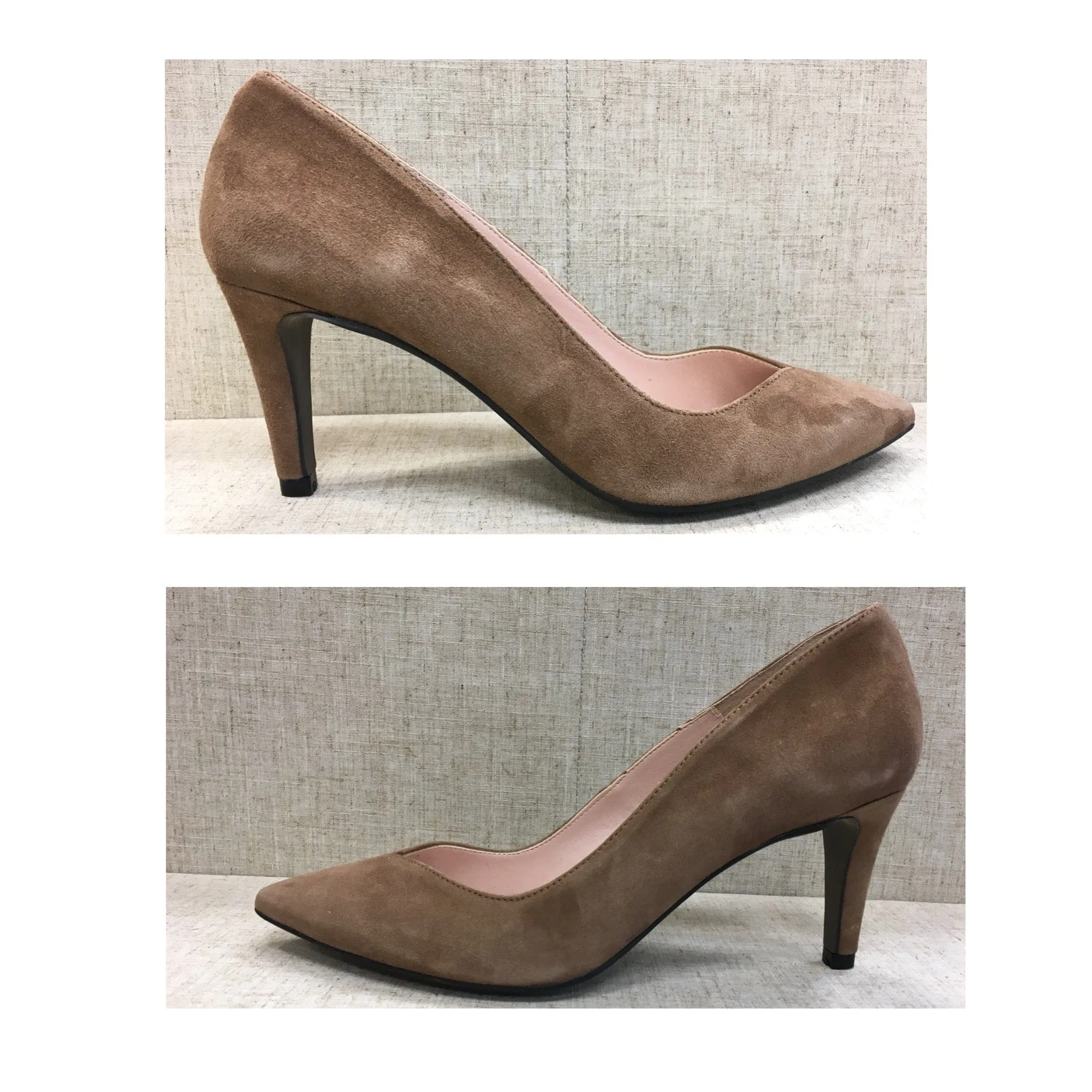 Bailarinas SCILLA CUE Camel Suede Classic Pump