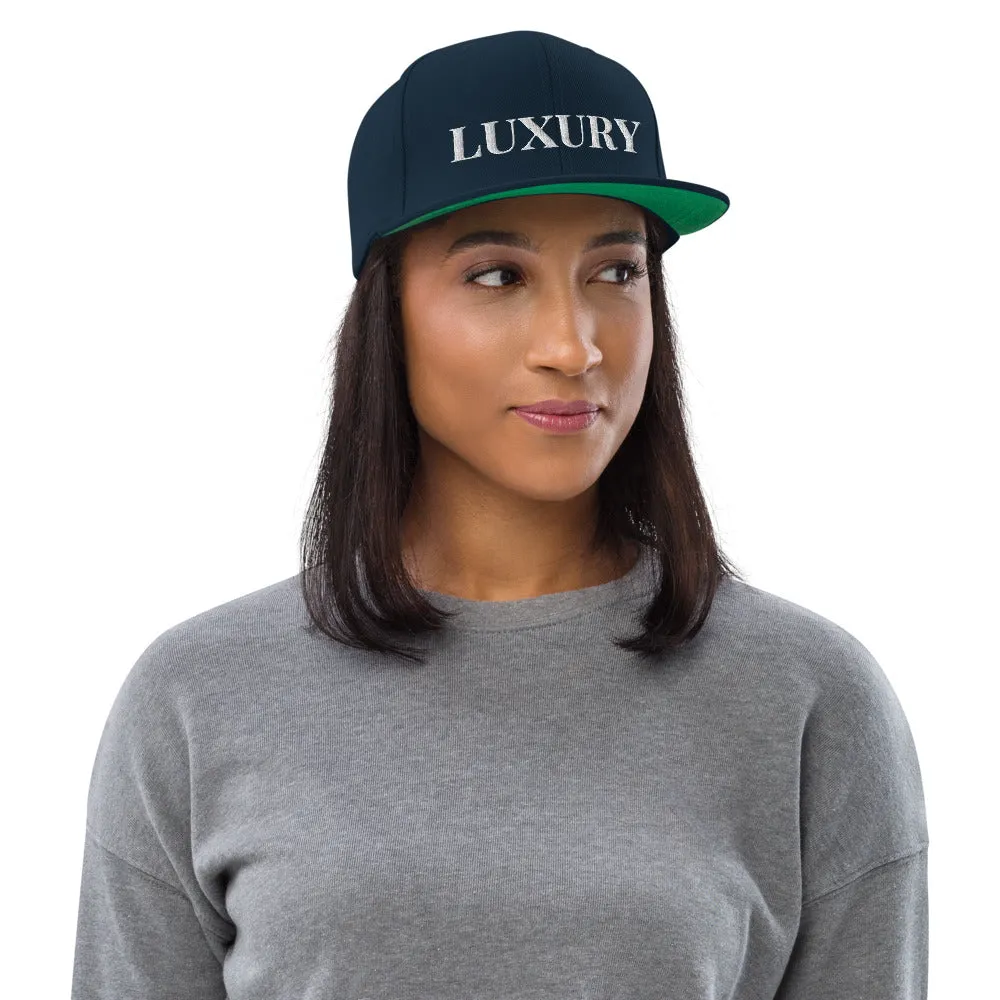 Black Mogul Luxury Snapback Hat