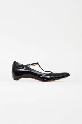Black Patent Leather Mary Jane Flat