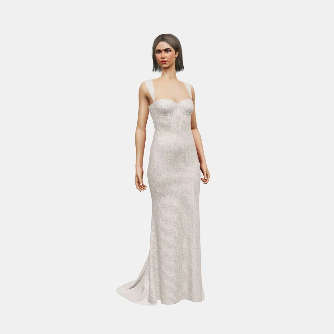 Bustier w/ straps   trumpet