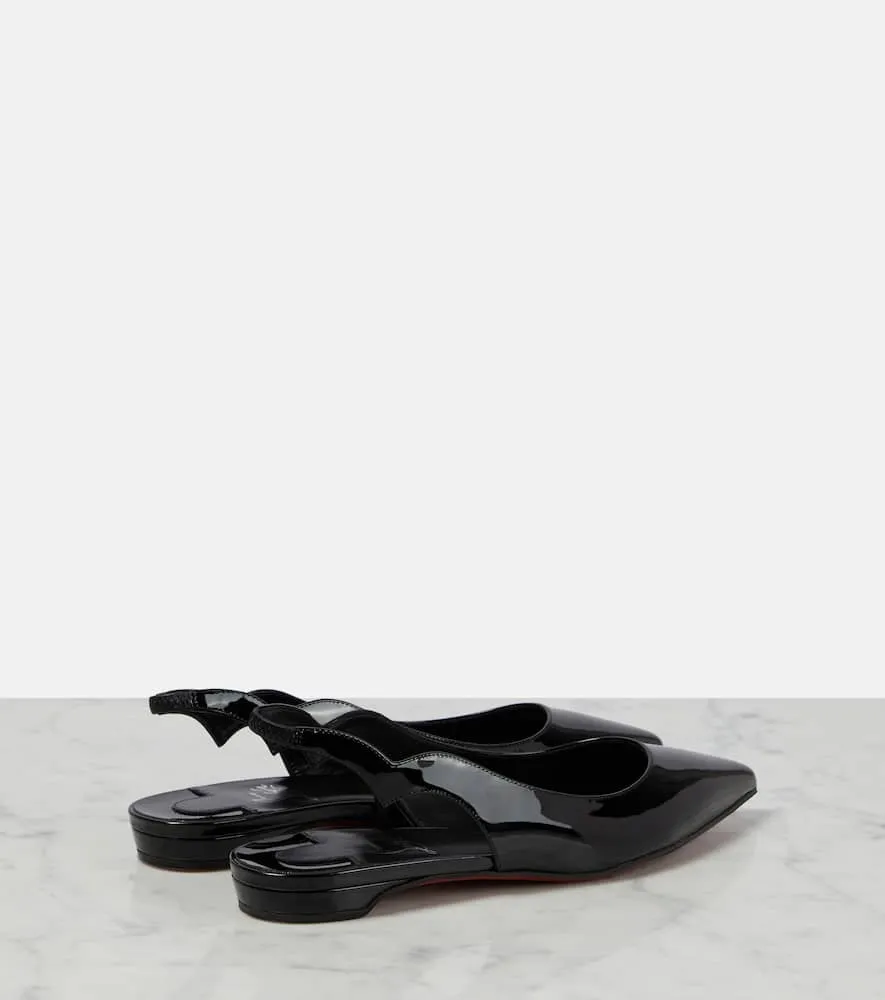 Christian Louboutin Hot Chickita Sling patent leather ballet flats