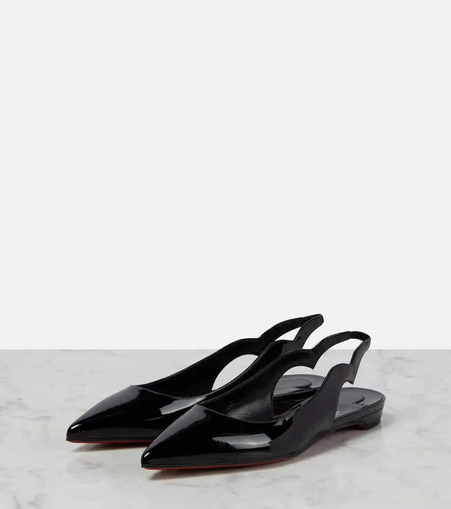 Christian Louboutin Hot Chickita Sling patent leather ballet flats