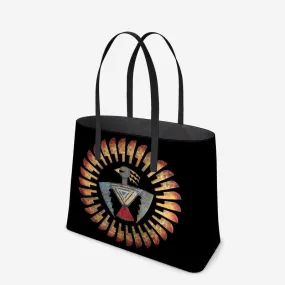 Circumspect Leather Tote - Textured