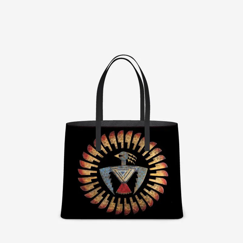 Circumspect Leather Tote - Textured