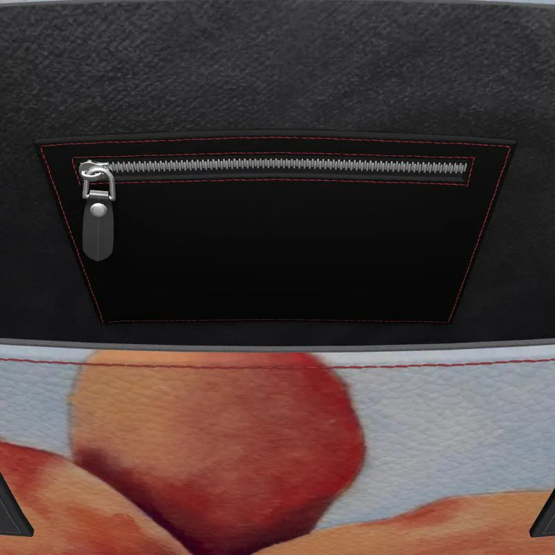 Como la Flor Leather Tote (Textured)
