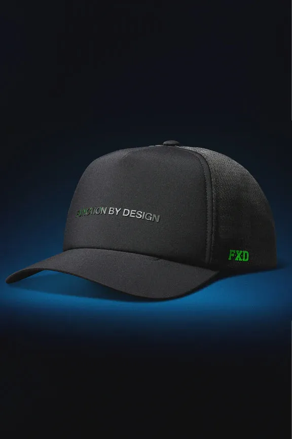 CP◆13 - TECH TRUCKER CAP BLACK/SMALL LOGO