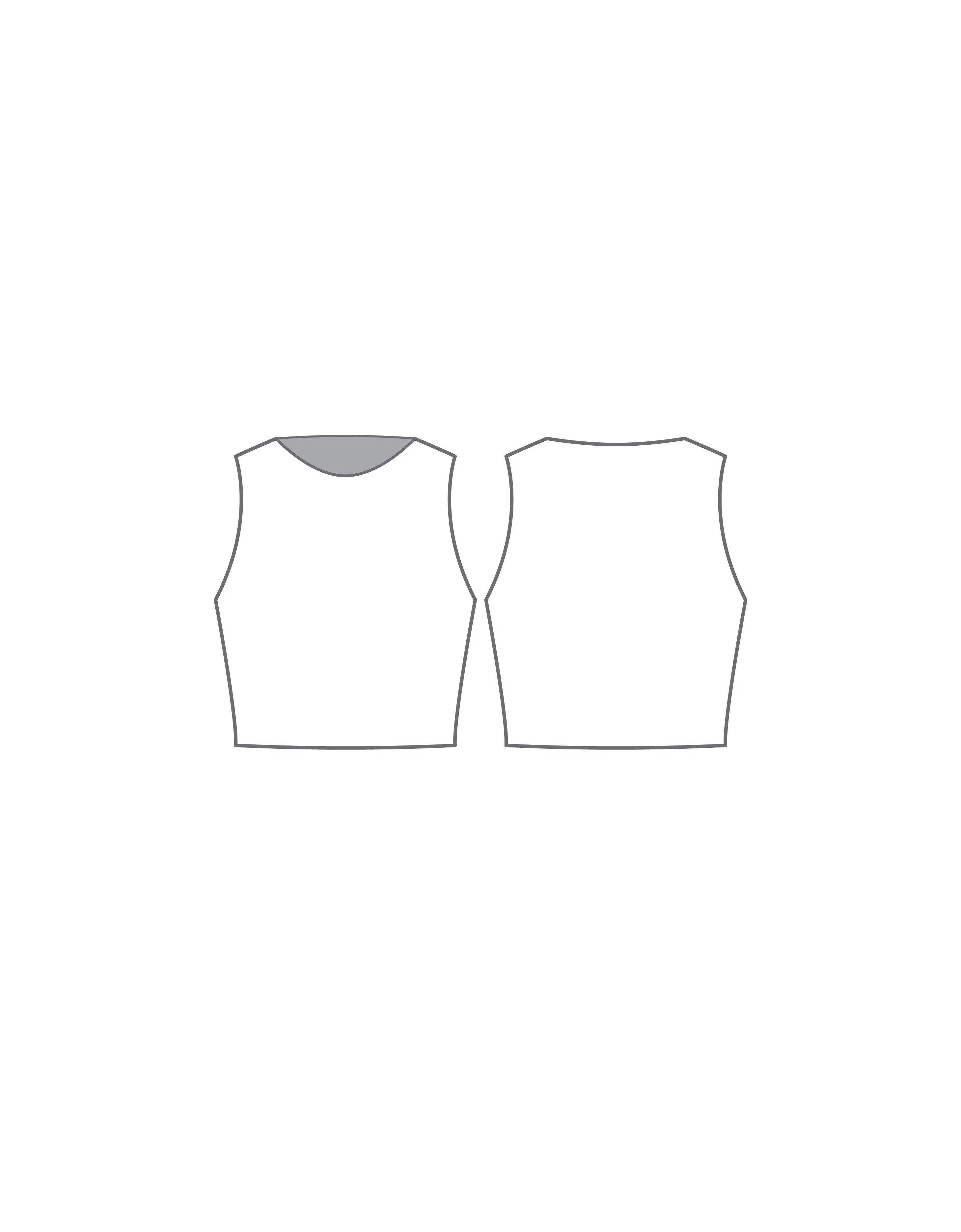 Crystal Sleeveless Crop