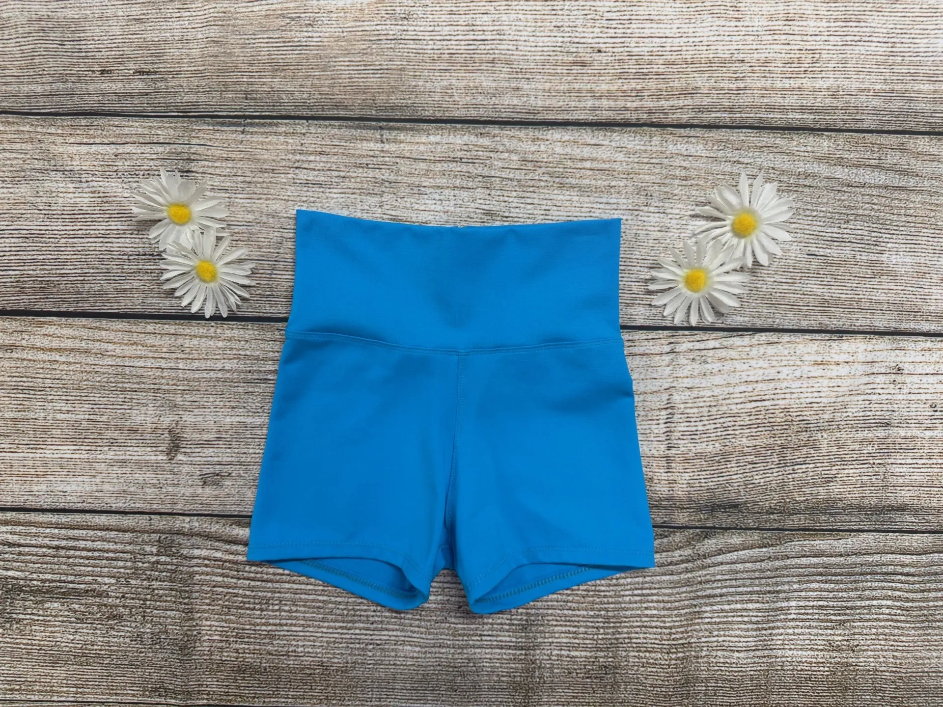 Daisy Dancewear High Waist Shorts - Deluxe Fabric