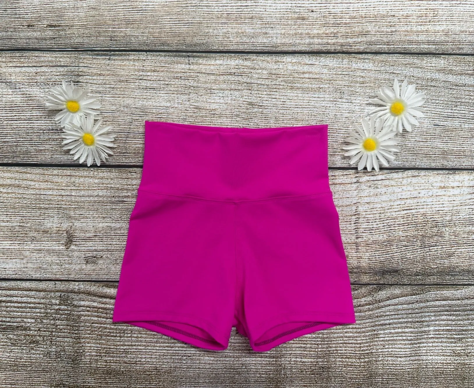 Daisy Dancewear High Waist Shorts - Deluxe Fabric