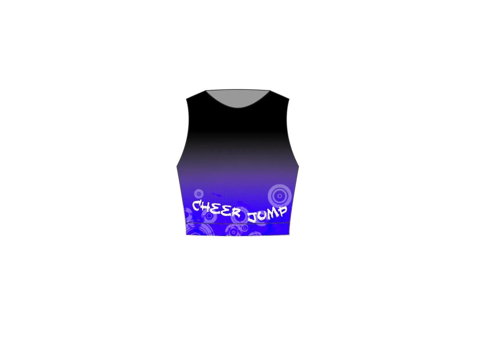 Graffiti Sleeveless Crop