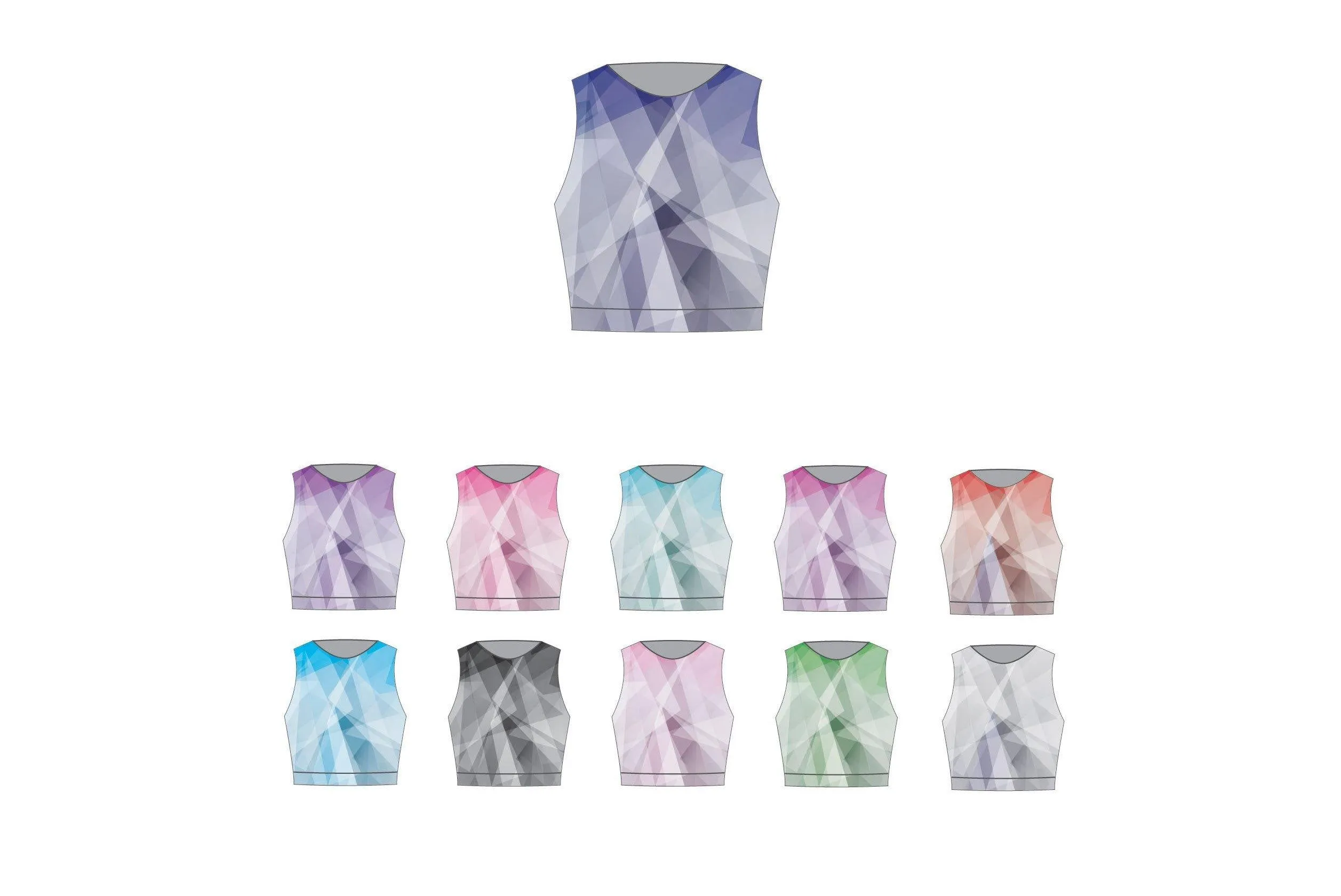 Iced Sleeveless Crop