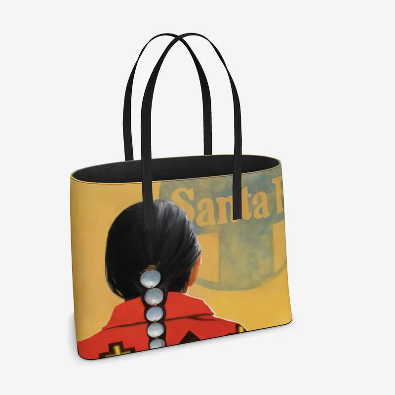 Journey Stairs Leather Tote