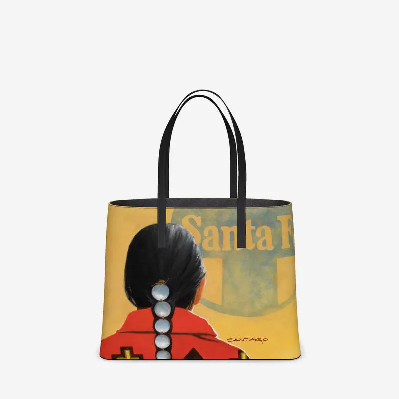 Journey Stairs Leather Tote