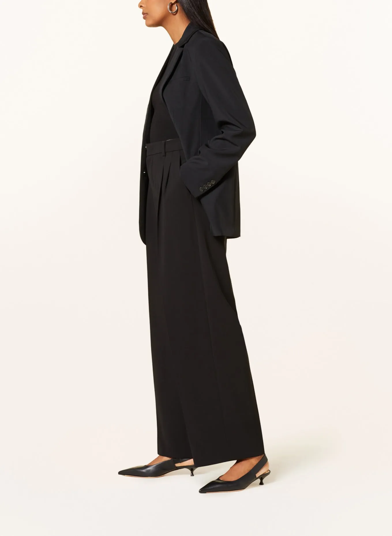 Marlene trousers ROSSI NOA, black
