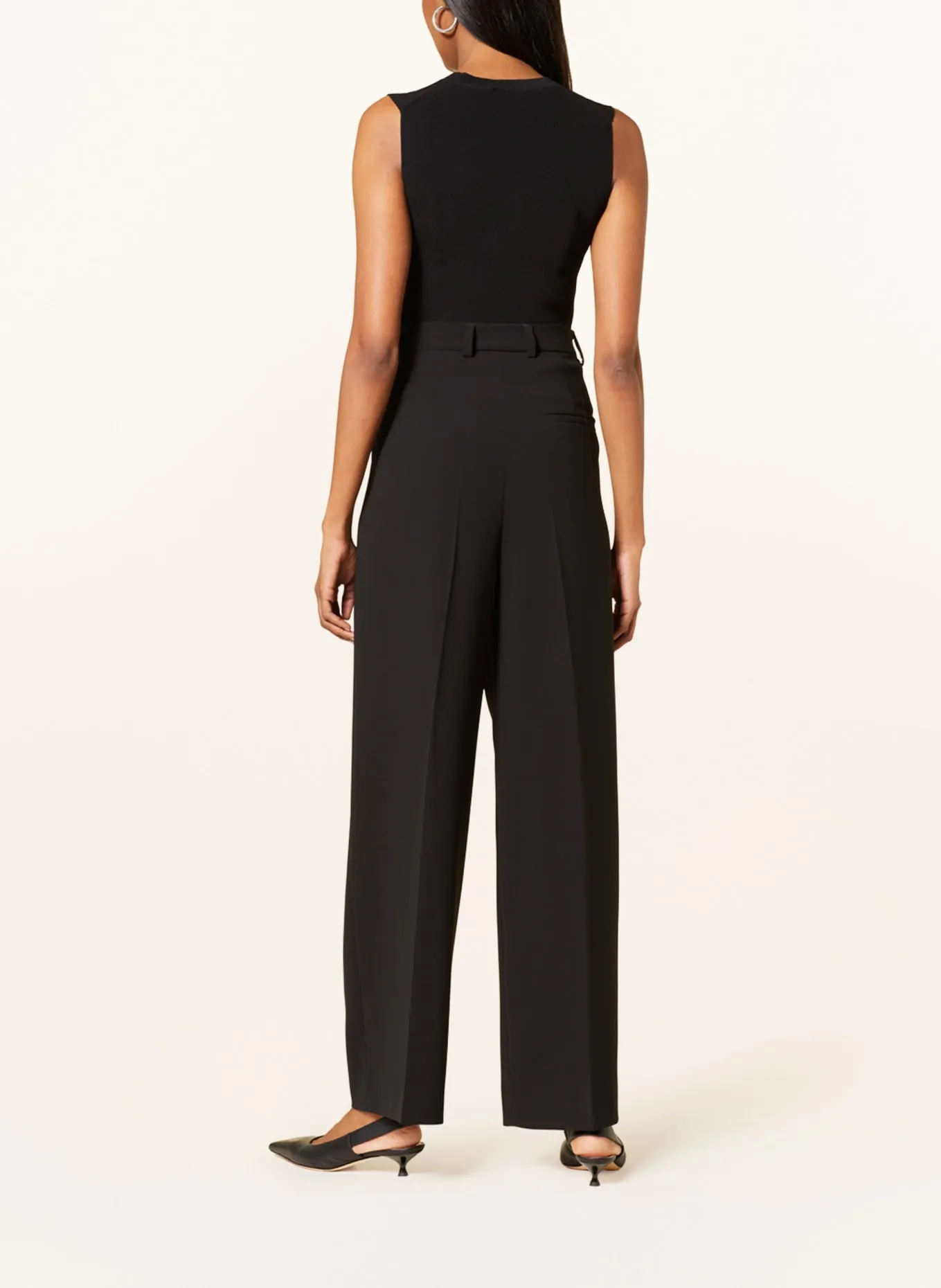 Marlene trousers ROSSI NOA, black