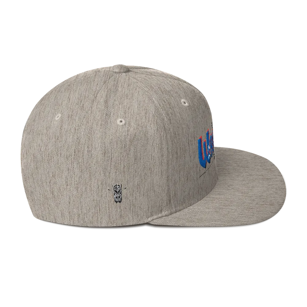 Tiki Red/Blue Snapback Hat