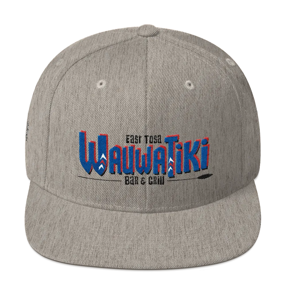 Tiki Red/Blue Snapback Hat